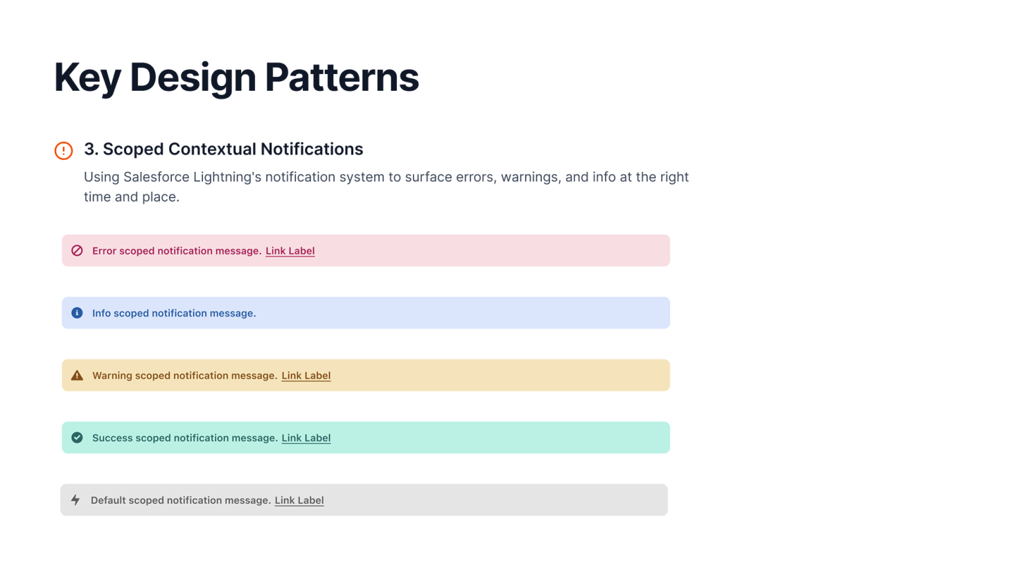Scooped Notification - Contextual instructions to Associates