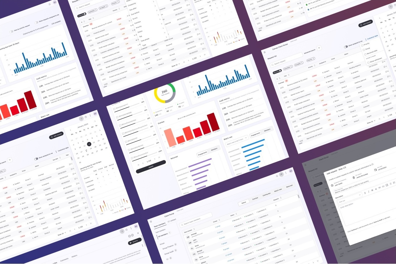 EY Audit Client Portal redesign