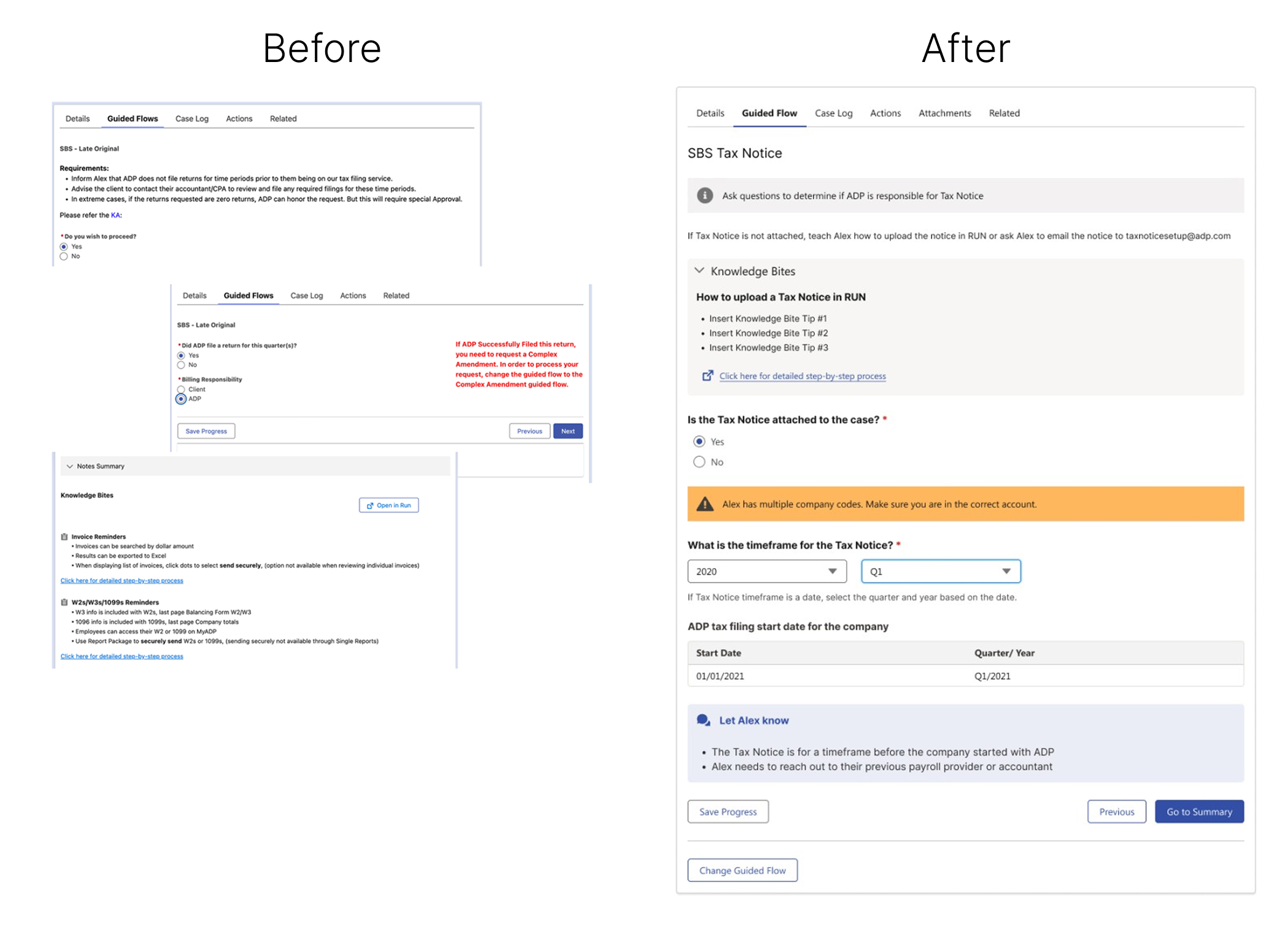 Before & After